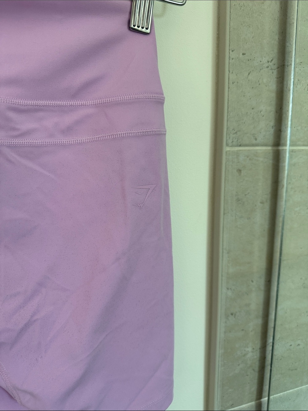Gym Shark x Whitney Simmons Lilac High-Waist Active Shorts - Picture 2 of 4